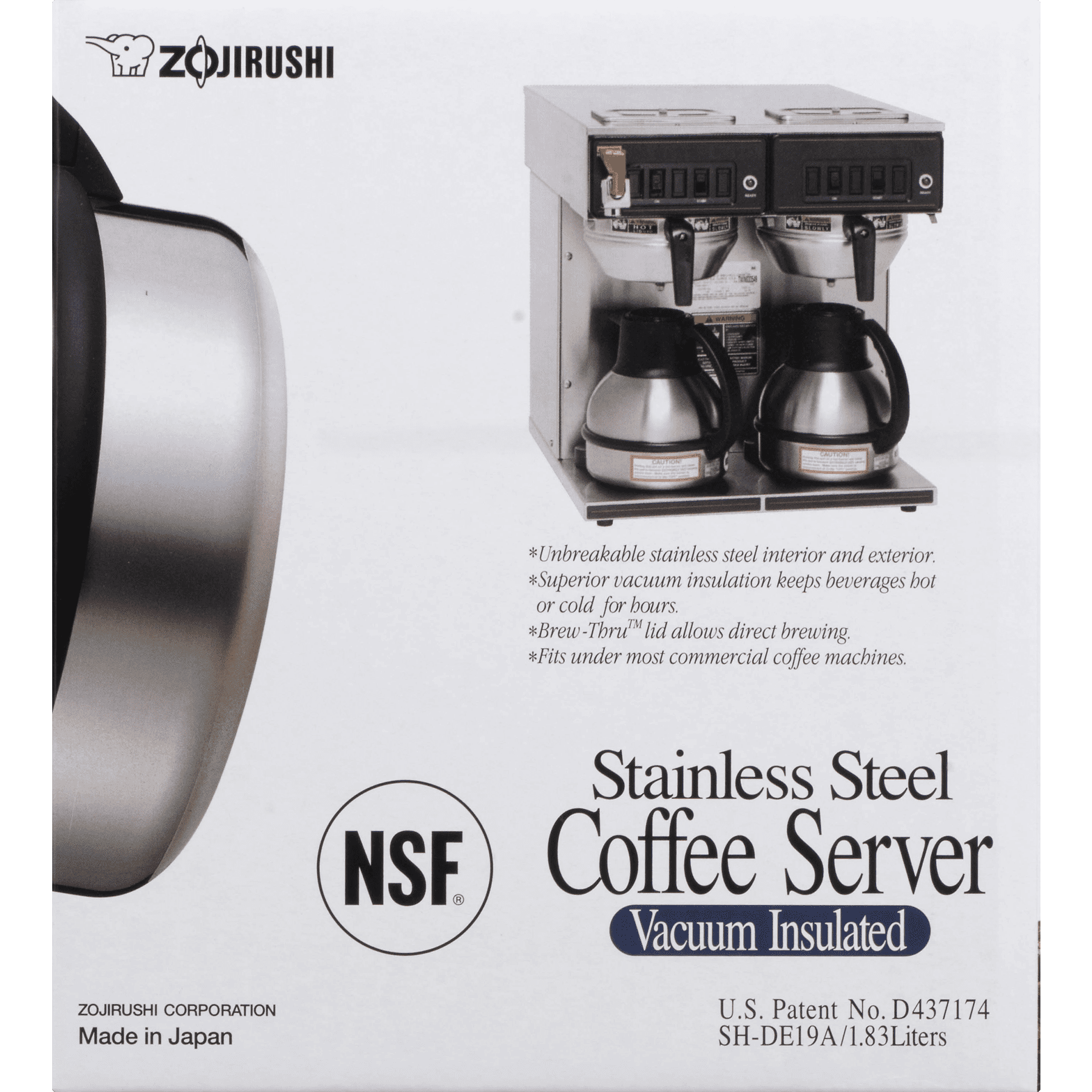 Stainless Steel Coffee Server SH-DE19A