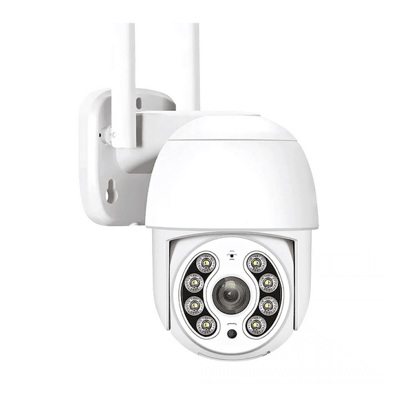 Cámara De Seguridad Wifi Ip Detección Humana Blanca