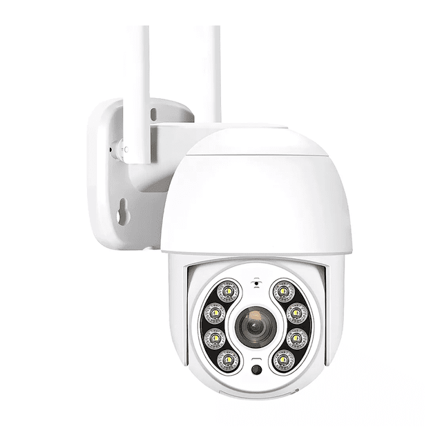Cámara De Seguridad Wifi Ip Detección Humana Blanca