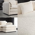 thumbnail image 3 of Modular Cloud Sofa With L-Shape  Sectional Sofa With Removeable Ottoman,Beige, 3 of 7