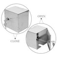 thumbnail image 3 of OULII Protective Outlet Box for Electric Vehicle Charging Wall Mounted Outdoor Use Silver 1Pack, 3 of 4