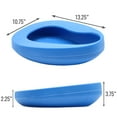 DMI Large Bedside Hospital Bedpan for Bariatric Adults, No Spill Design