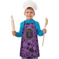 thumbnail image 2 of Witch's Brew Halloween Pattern Kids Aprons for Girls and Boys,Adjustable Neck Strap Toddler Aprons for Kids Cooking Baking, 2 of 7