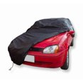 thumbnail image 1 of Súper Útil Funda Cubierta para Auto Hatchback. para Intemperie - Transpirable. Protege de Lluvias Ligeras, Rayos UV Manchas y rayones. Fabricantes 100% Mexicanos. (Hatchback C0), 1 of 7