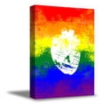 thumbnail image 1 of Awkward Styles Heart Canvas Rainbow Canvas LGBTQ Pride Flag Home Decor Ideas Gay Love Illustration LGBTQ Flag Canvas Decor Rainbow Flag Canvas Art Colorful Decor Heart Modern Decor Ready to Hang, 1 of 7