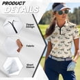 thumbnail image 6 of Binienty Horse Racing His and Hers Matching Outfits with 1/4 Zipper Fashion Casual Golf Shirts for Women and Men Workout Sports Daily Wear ,Athletic Tops for Couples, 6 of 7