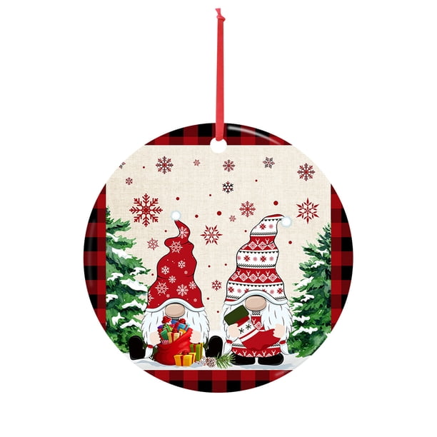 Xihbxyly Ofertas de Outlet Liquidación de Exceso de Existencias Adornos Colgantes con Formas Personalizadas para La Decoración Navideña.