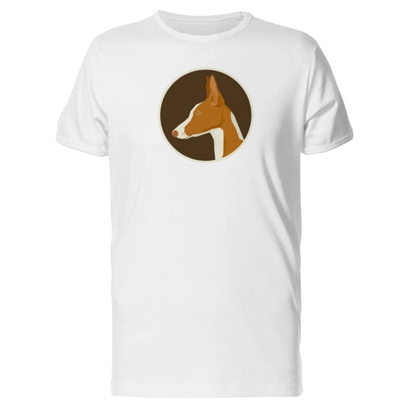 Dog Ibizan Hound Geometric Style Tee Men's -Image by Shutterstock