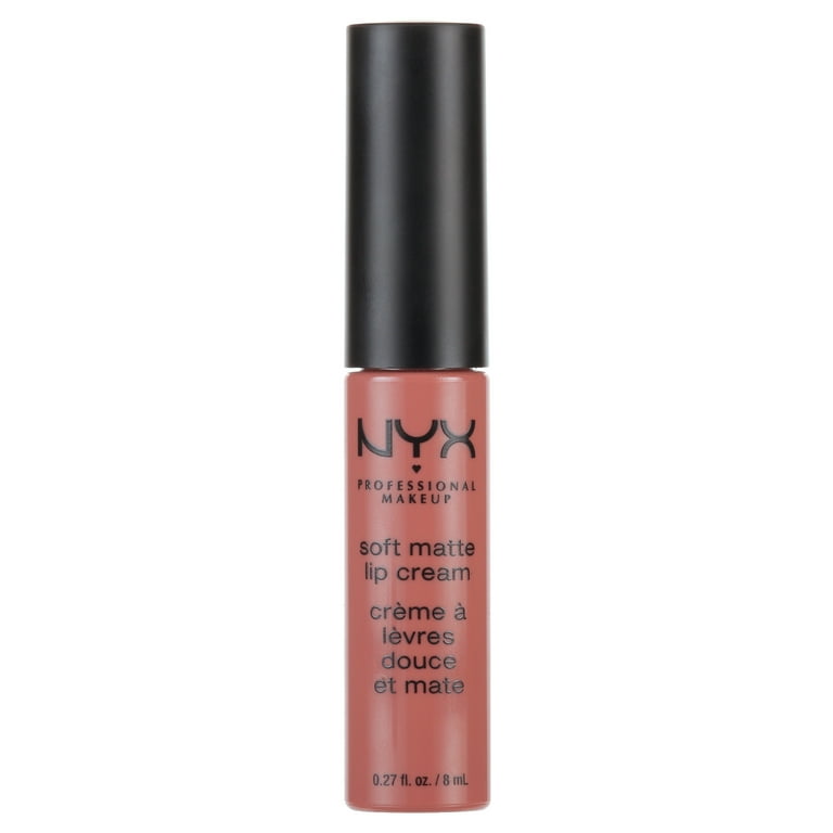 NYX Professional Makeup Soft Matte Lip Cream, Liquid Lipstick, 19 Cannes, 0.8 fl oz