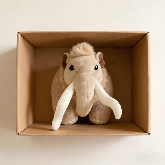 Upgraded Woolly Mammoths Toy Realistic Simulation With Soft Cuddle Toy For Kids Sleep Educational Gift For Children N