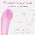 thumbnail image 2 of Facial Cleansing and Massaging Brush, Rechargeable Silicone Face Scrubber with Heat Massage End, Vibrating Exfoliating Deep Cleaning Device for Pore Brush, Waterproof Face Scrubber for Women and Men, 2 of 9