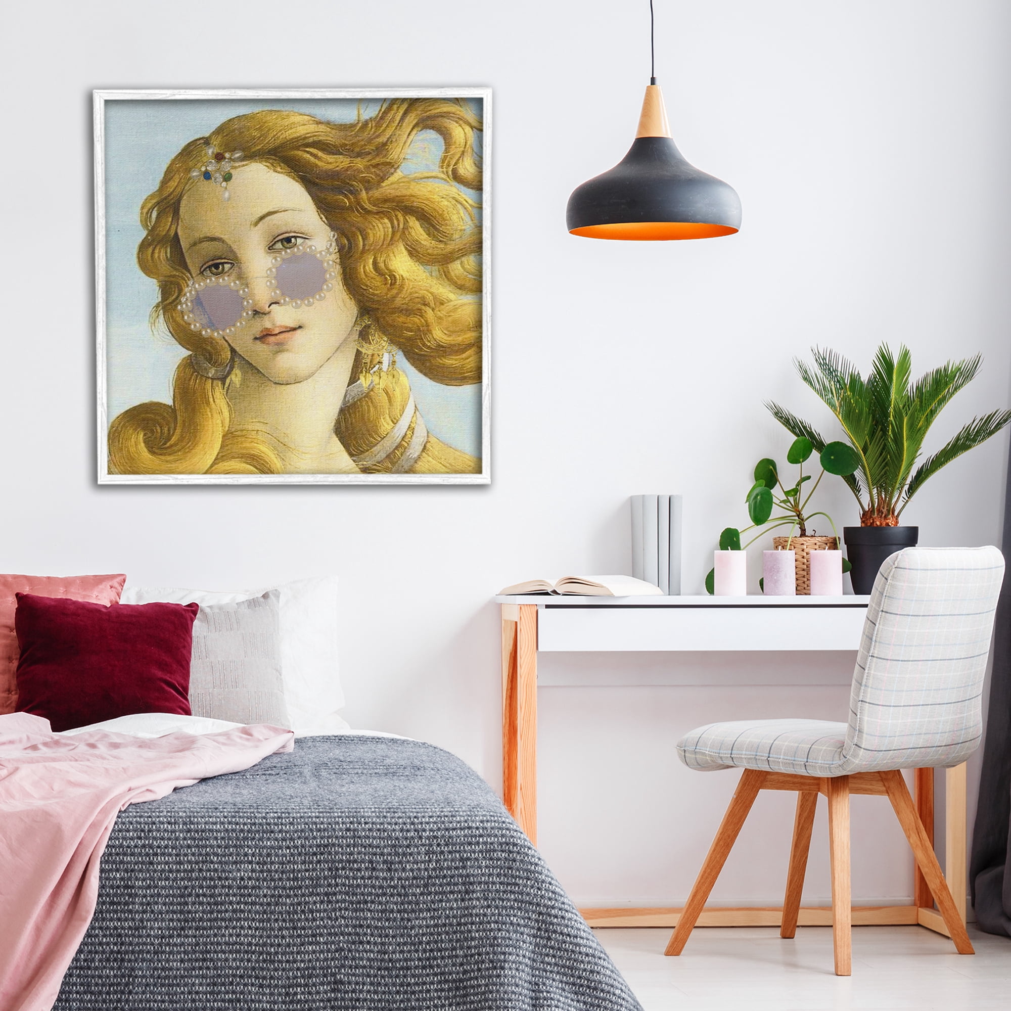 Stupell Industries Modern Day Venus Shades White Framed Giclee Art, design by Grotto Studios