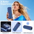 thumbnail image 6 of Jierben Bluetooth Speaker Wireless with Subwoofer, Bluetooth 5.4 Portable Speaker with 30W HD Loud Stereo Sound, Built-in Mic, 17H Playtime, LED Lights, IP67, TWS Pairing, for Outdoor Travel Party, 6 of 8