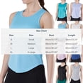 thumbnail image 5 of Jalioing Quick Dry Tops for Women Casual Loose Running Sport Tank Tops Lightweight Sleeveless Plain Athletic Shirts, 5 of 5