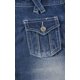 thumbnail image 3 of Cintura baja Cargo Jeans Bolsillos de moda Pantalones retro Denim para fiesta (Azul S) FLhrweasw Para estrenar, 3 of 7