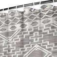 thumbnail image 3 of Forme de Faisceau Abstraite avec Motifs Géométriques (5) Rideaux de Douche Imperméables Doublure de Douche, Rideau de Salle de Bain en Polyester Neutre Esthétique, Doublures de Rideau de Bain avec Crochet en Plastique 72x72 Pouces, 3 of 4