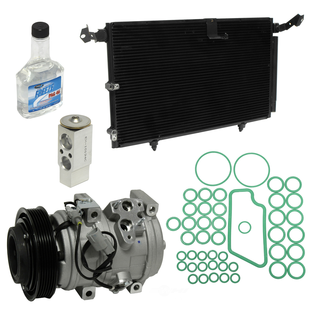 A/C Compressor and Component Kit -- Compressor-Condenser Replacement Kit Fits select: 2000-2003 LEXUS RX