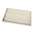 thumbnail image 1 of Jewelry Tray Multipurpose Showcase Display Organizer for Large Capacity Beige Beige Rings Tray, 1 of 8