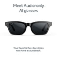 thumbnail image 3 of Ray-Ban Meta Audio Burbank, Shiny Black, Transitions® Grey Lenses, 3 of 7
