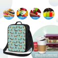 thumbnail image 4 of Fotbe winter ski Dachshund Lonchera Bolsa de Almuerzo para Hombres y Mujeres, Lonchera de Gran Capacidad, Bolsa de Almuerzo Reutilizable, Bolsa Térmica Aislante, 4 of 7