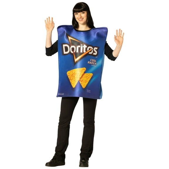 Doritos Cool Ranch Bag Halloween Costume, Blue, Adult One Size, 30058-OS