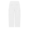 thumbnail image 4 of ClodeEU Women Elastic Waist Drawstring Sweatpant with Pocket ,Casual Loose Streetwear Pants ,Women's Plus XXL, 4 of 8