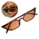 thumbnail image 5 of BRIGHTFUFU 2 gafas de sol de moda con estampado de leopardo, montura pequeña, gafas de ojo de gato, protección UV, accesorios delicados., 5 of 7