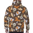 thumbnail image 7 of Goofa Cute Lion Tiger for Men's Hooded Sweatshirt - Lightweight Pullover Hoodie with Kangaroo Pocket, Perfect for Everyday Wear-Medium, 7 of 7