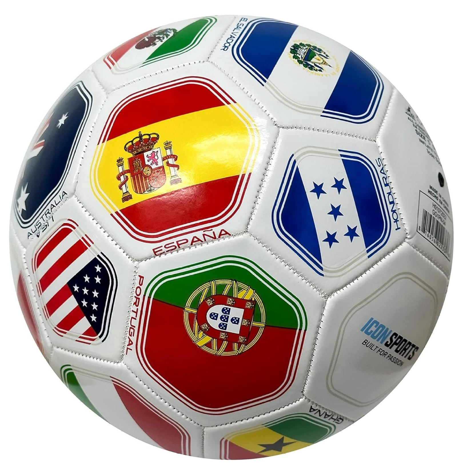 Country Flags Soccer Ball Size 5, World Club Teams, Flag Soccer Ball #5