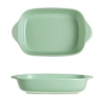 thumbnail image 1 of 1Pcs Ceramic Baking Tray for Microwave and Oven Bakeware, 1 of 7