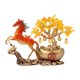 thumbnail image 2 of Figura de caballo, escultura animal, obra de arte, regalo novedoso para amantes, adorno de escritorio Rojo, 2 of 9