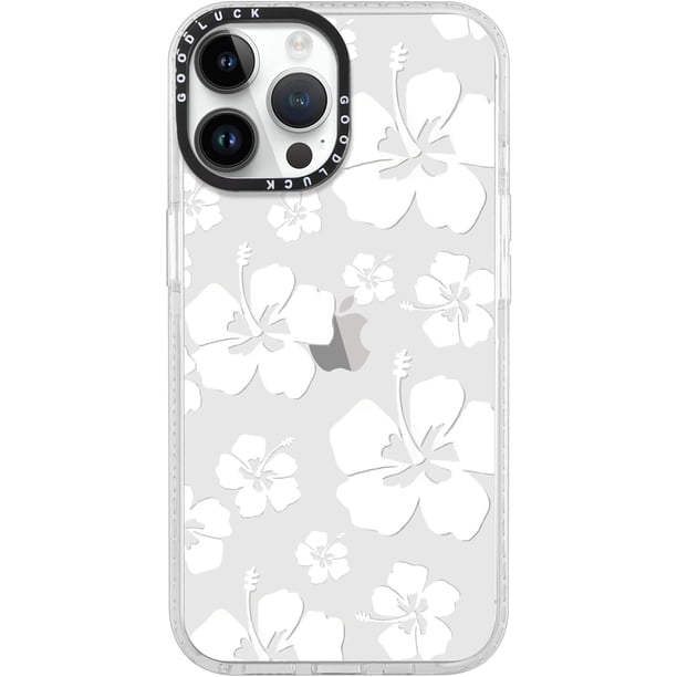 Clear Floral Flower Case for iPhone 16 Pro Max 6.9