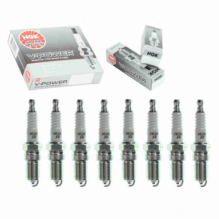 8 pc NGK V-Power Spark Plugs compatible with Ford Ranger 2.3L 2.5L L4 1989-2001
