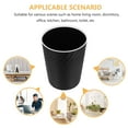 thumbnail image 3 of ifundom Recycling Bin 2Pcs Black PP Elegant For Everyday Use Storage, 3 of 8