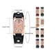 thumbnail image 4 of Qarigey Reloj de de cuarzo para mujer con correa de cuero clásica y elegante Reloj de para mujer Relojes Vino rojo, 4 of 6