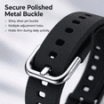 thumbnail image 3 of LEHOZIHEQ Silicone Watch Band, with Metal Buckle, Replacement Wrist Strap 3 41mm, Soft Comfortable Watch Accessory for Smart Watch Daily Use, 3 of 8