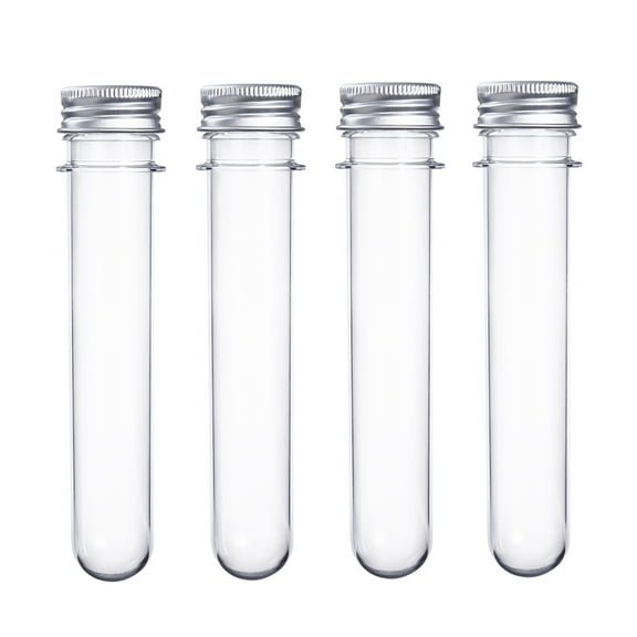 IBASETOY 12Set Test Tube Transparent Plastic Storage Containers For DIY And Laboratory Use