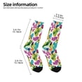 thumbnail image 2 of Rateoe Watercolor Flowers Pattern Children's Socks, Socks Gifts ,kids Crew Soft Cotton Socks , Moisture-Wicking, Durable, Ideal for Daily Wear & Sports, 2 of 5