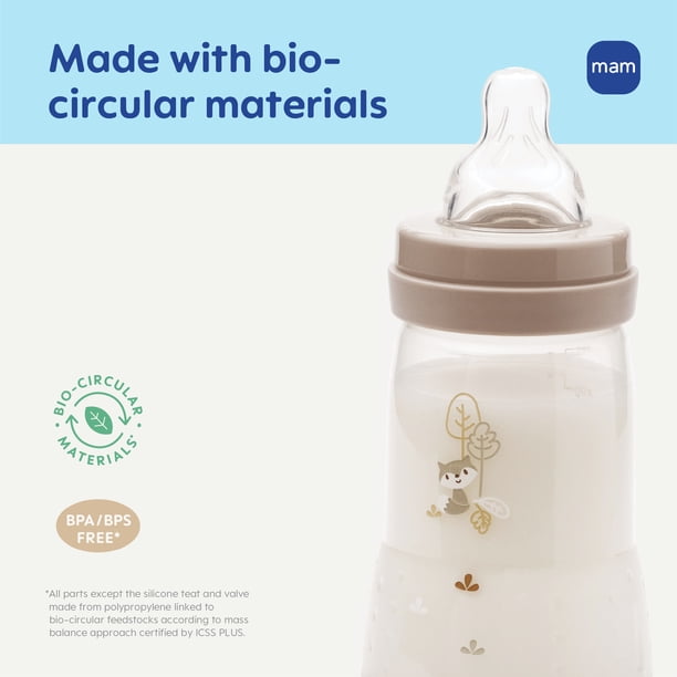 MAM Easy Start Anti-Colic Matte Bottle 5 oz, 2 pack Blue - Walmart