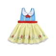 thumbnail image 2 of WIBACKER 1-4T Princess Dress Up Aprons Dress for Toddler Girls, Kids Waterproof Mess Play Clothes, Halloween Costume - 1PCS, 2 of 11
