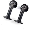 thumbnail image 2 of ATT Rustic Floating Shelf Brackets Industrial Iron Pipe Shelf Brackets 2 Pack, 2 of 4