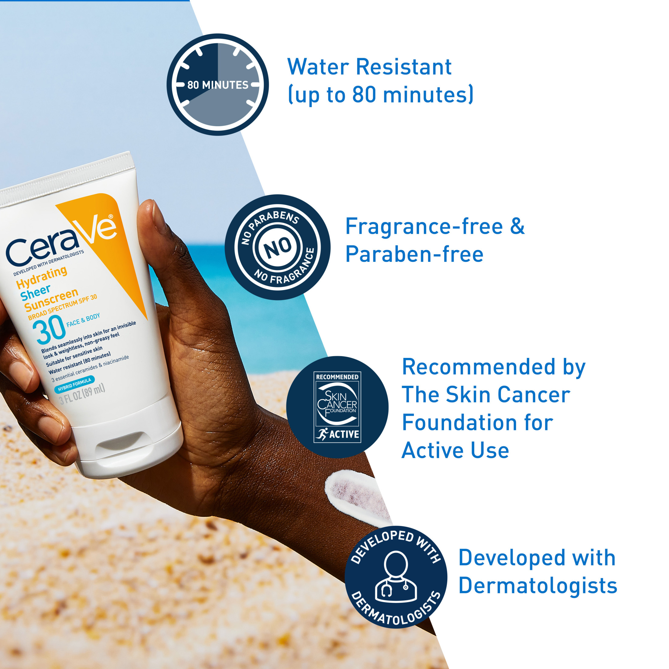 CeraVe Face Sunscreen Hydrating SPF 30 photo 4