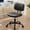 Black, variant on Barara King Computer Home Office Desk Chair without Arm, Adjustable Height 360° Rolling Swivel Executive Task Chair for Home Ofiice, Living Room, Study Room, Bedroom, Beige
