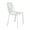 White, variant on Modern Devon Aluminum Chair - Brown