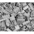 thumbnail image 1 of 120Pcs Building Blocks Bulk Lot Pack Sorted By Color Bricks Block Plate Toys Small Particles Bulk Compatible Legoeds DIY Kit,Light gray,250g-bag, 1 of 7