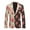 Black&White, variant on Cloudstyle Men's Patchwork Printed Notch Lapel Single-Breasted One-Button Blazer with Center Back Vent