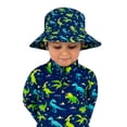 thumbnail image 4 of Jan & Jul Toddler Sun Hat for Boys, Water Repellent, 50+ UPF, Quick Dry (S: 0-6 Months, Dinoland), 4 of 6