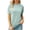Green, variant on Pink S WIZUTIZ Short Sleeve Shirts for Women up to 50% Off Casual Plain Retro Fluffy Tops Solid Oversize Short Sleeve Tshirts Plus Crew Neck Shirts Tunics Trendy Tee Athletic Ladies Tshirt T-shirt