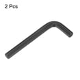 thumbnail image 3 of Uxcell 2pcs Hex Key Wrench 9mm L-Shape Hexagon Metric Wrenches Chrome Vanadium Steel Repairing Tool, Black, 3 of 8