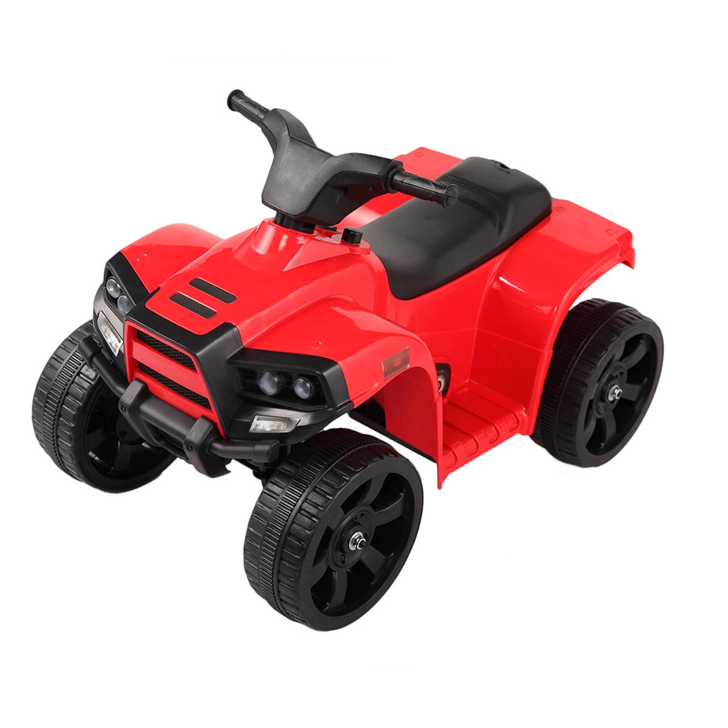 CIPACHO 6V Kids Ride On Car, Rugged 4-Wheeler Electric Cars to Ride Jeep Car for Children Child Boys, Gift Ride-On Car Vehicle Toy w/ LED Lights, MP3, Red CIPACHO 6V Kids Ride On Car, Rugged 4-Wheeler Electric Cars to Ride Jeep Car for Children Child Boys, Gift Ride-On Car Vehicle Toy w/ LED Lights, MP3, Red